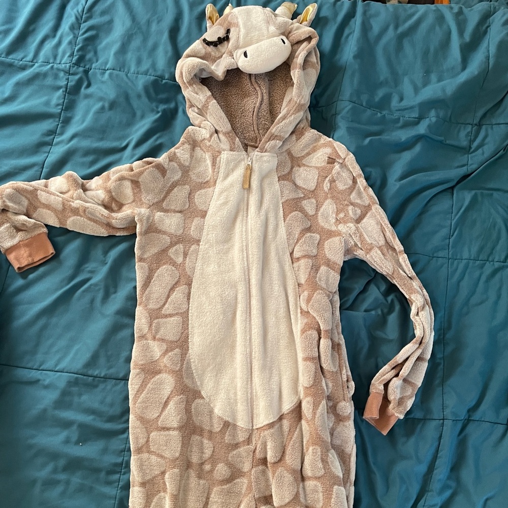 Giraffe costume/sleepwear onsie